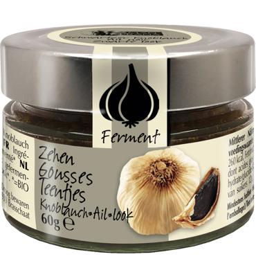 Amanprana Zwarte knoflook teentjes bio (60 gr)