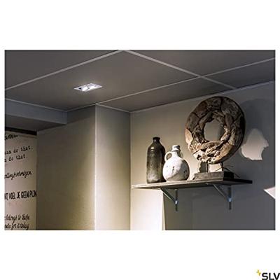 SLV InbouwspotKadux 2 GU10 9cm wit - 115521