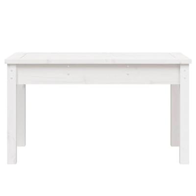Tuinbank 80x44x45 cm massief grenenhout wit Tuinbank 80x44x45 cm massief grenenhout wit