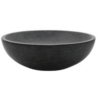 Wiesbaden Raw waskom rond 40x14 cm hardsteen gezoet - thumbnail