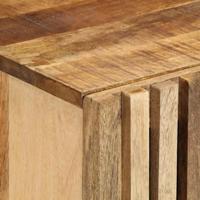 Dressoir 60x34x75 cm massief ruw mangohout - thumbnail