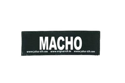 Julius-K9 tekstlabel Macho 16 x 5 cm Julius-K9 tekstlabel Macho 16 x 5 cm