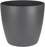 Elho pot brussels rond d20cm antraciet - thumbnail