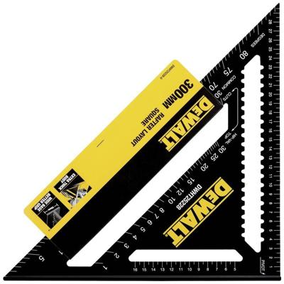 DeWalt DWHT25228-0 Bouwdriehoek | Speed Square | 300 mm | Metrisch - DWHT25228-0