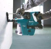 Makita DHR242ZJW Accu combihamer SDS-Plus 2,0J + stofafzuiging 18V Basic Body in Mbox - thumbnail