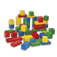 Eichhorn houten blokken gekleurd, 50st. - thumbnail