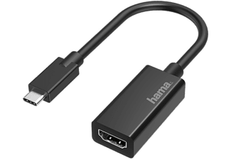 Hama USB 2.0 Adapter [1x HDMI-bus - 1x USB-C stekker] Flexibel