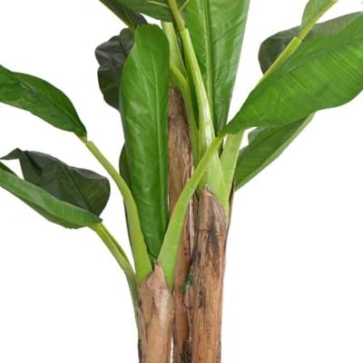 Kunst bananenboom plant met pot 175 cm groen Kunst bananenboom plant met pot 175 cm groen