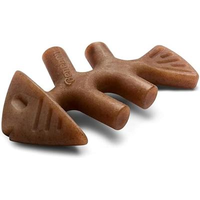 Benebone Fishbone nylon kauwspeelgoed hond (zalmsmaak) S Benebone Fishbone nylon kauwspeelgoed hond (zalmsmaak) S