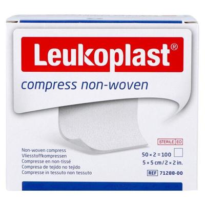 Leukoplast Compress N/woven St. 5cmx5cm 50x2