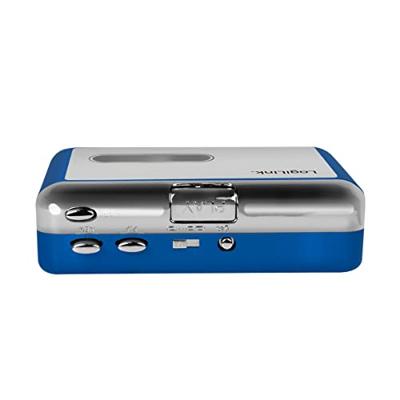 LogiLink UA0393 Draagbare cassettespeler Blue, Zilver - thumbnail