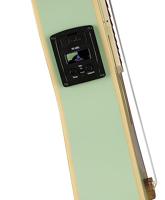 Fender Fullerton Strat Uke WN White Pickguard Surf Green elektrisch-akoestische ukelele - thumbnail