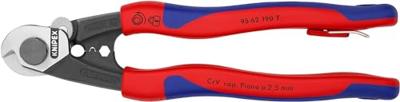Knipex Staaldraadschaar gepol./comfort TT - 95 62 190 T BK - 9562190TBK - thumbnail