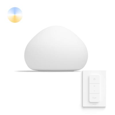 Philips Lighting Hue LED-tafellamp 871951434139500 Energielabel: F (A - G) Hue White Amb. Wellner Tischleuchte weiß 806lm inkl. Dimmschalter E27 8 W