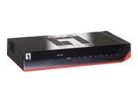 LevelOne GSW-0807 8-Port Gigabit Ethernet Switch 1000Mb/s, Full Duplex, 10/100 Mb/s, Full/Half-Duplex