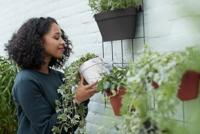 Elho Pot loft urban wall single 15cm antraciet - thumbnail