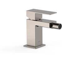 Bidetmengkraan Tres Cuadro Exclusive met Hendel Korte Uitloop 10 cm RVS Tres - thumbnail
