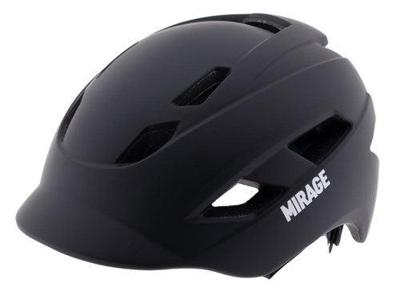 Mirage urban helm e-bike led 58-61cm mat zwart