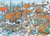 Jumbo Jan van haasteren legpuzzel - zuidpool, 1000st. - thumbnail