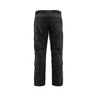 Blåkläder Industrie werkbroek stretch met kniezakken 14481832 | Zwart/Donkergrijs | Maat 58 - 7330509760871 - thumbnail