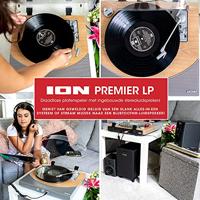 ION Audio Premier LP - Draadloze Bluetooth platenspeler / vinyl platenspeler met luidsprekers, USB-conversie, RCA & hoofdtelefoonuitgangen - Natuurlijke houtafwerking - thumbnail