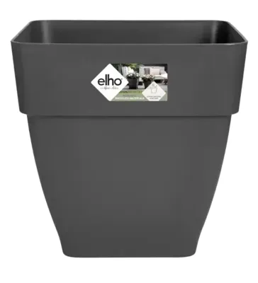 Elho pot vibia campana vierkant 37cm - antraciet
