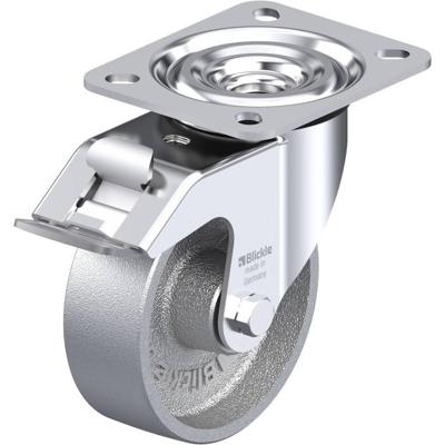 Blickle L-G 100G-FI Zwenkwiel met rem Wieldiameter: 100 mm Draagvermogen (max.): 200 kg 1 stuk(s)