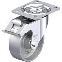 Blickle L-G 100G-FI Zwenkwiel met rem Wieldiameter: 100 mm Draagvermogen (max.): 200 kg 1 stuk(s) - thumbnail