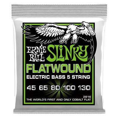 Ernie Ball 2816 5-snarenset Regular Slinky Flatwound Bass