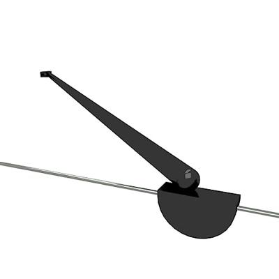 VidaXL Badwand gestreept 120x68x130 cm gehard glas VidaXL Badwand gestreept 120x68x130 cm gehard glas