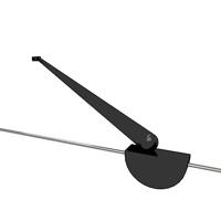 VidaXL Badwand gestreept 120x68x130 cm gehard glas - thumbnail