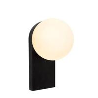 Lucide TASSA - Wandlamp Badkamer - LED Dim to warm - 1x10W 1800K/3000K - IP44 - Zwart - thumbnail