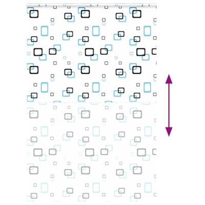 Doucherolgordijn met cassette 160x240 cm stofbreedte 156 cm Doucherolgordijn met cassette 160x240 cm stofbreedte 156 cm