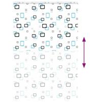 Doucherolgordijn met cassette 160x240 cm stofbreedte 156 cm - thumbnail