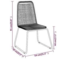 3-delige Tuinset zwart - thumbnail