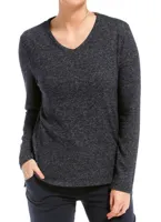 24/7 pyjama shirt dames - Lange mouw - Dark Blue - thumbnail