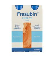 Fresubin Energy drink tropische vruchten 200ml 4 Stuks - thumbnail