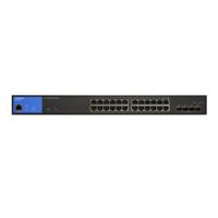 24-poorts beheerde Gigabit PoE+-schakelaar met 4 10G SFP+ Uplinks 410W TAA Volgzame LGS328MPC - thumbnail