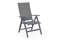 Lucca Recliner Black Grey Textilene SUNS - Suns - thumbnail