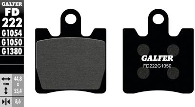 GALFER bremsbelag "fd222" brake pad fd222 g1050 organic scooter