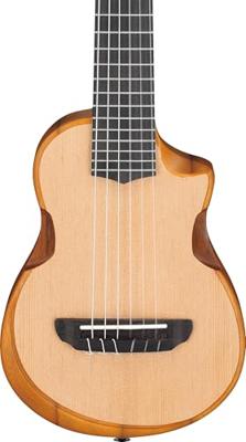 Ibanez AUP10N Open Pore Natural guitalele / piccolo gitaar met gigbag - thumbnail
