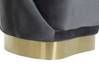 Armstoel DKD Home Decor 86 x 80 x 85 cm Grijs Metaal Wit Donker grijs - thumbnail