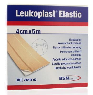 Leukoplast Elastic Wondpleister 4cm x 5m Leukoplast Elastic Wondpleister 4cm x 5m