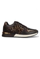 Mexx Sneakers Fleur Ellen MI001000953W-1101 Zwart / Bruin-41 maat 41 - thumbnail