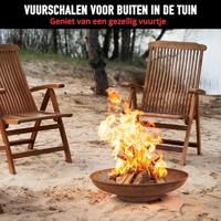 HEAT - Classic vuurschaal Ø 80 cm Roest - Staal - Vuurschaal - Bruin - thumbnail