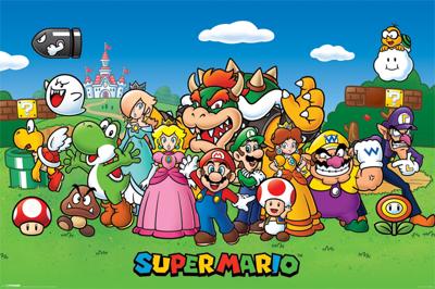 Poster Super Mario - Characters 91,5x61cm
