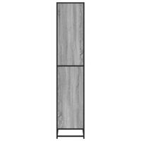 Boekenkast 60x35x170,5 cm bewerkt hout grijs sonoma eikenkleur - thumbnail