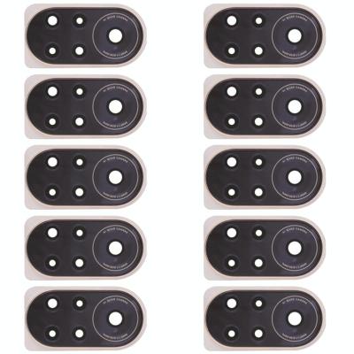 10 stks Camera Lens Cover voor Huawei Nova 8 Pro 5G (Goud)