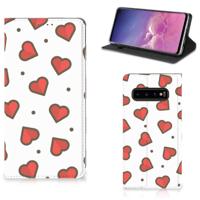 Samsung Galaxy S10 | Hoesje met Magneet | Hearts - thumbnail
