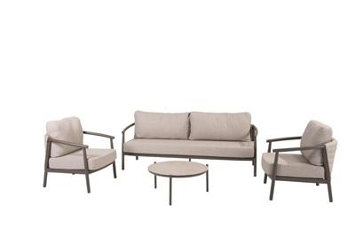 Barolo loungeset met Vic coffeetafel terre dia. 73 cm Taste - Taste